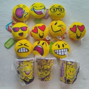 Emoji Movie Toy & Cup Lot